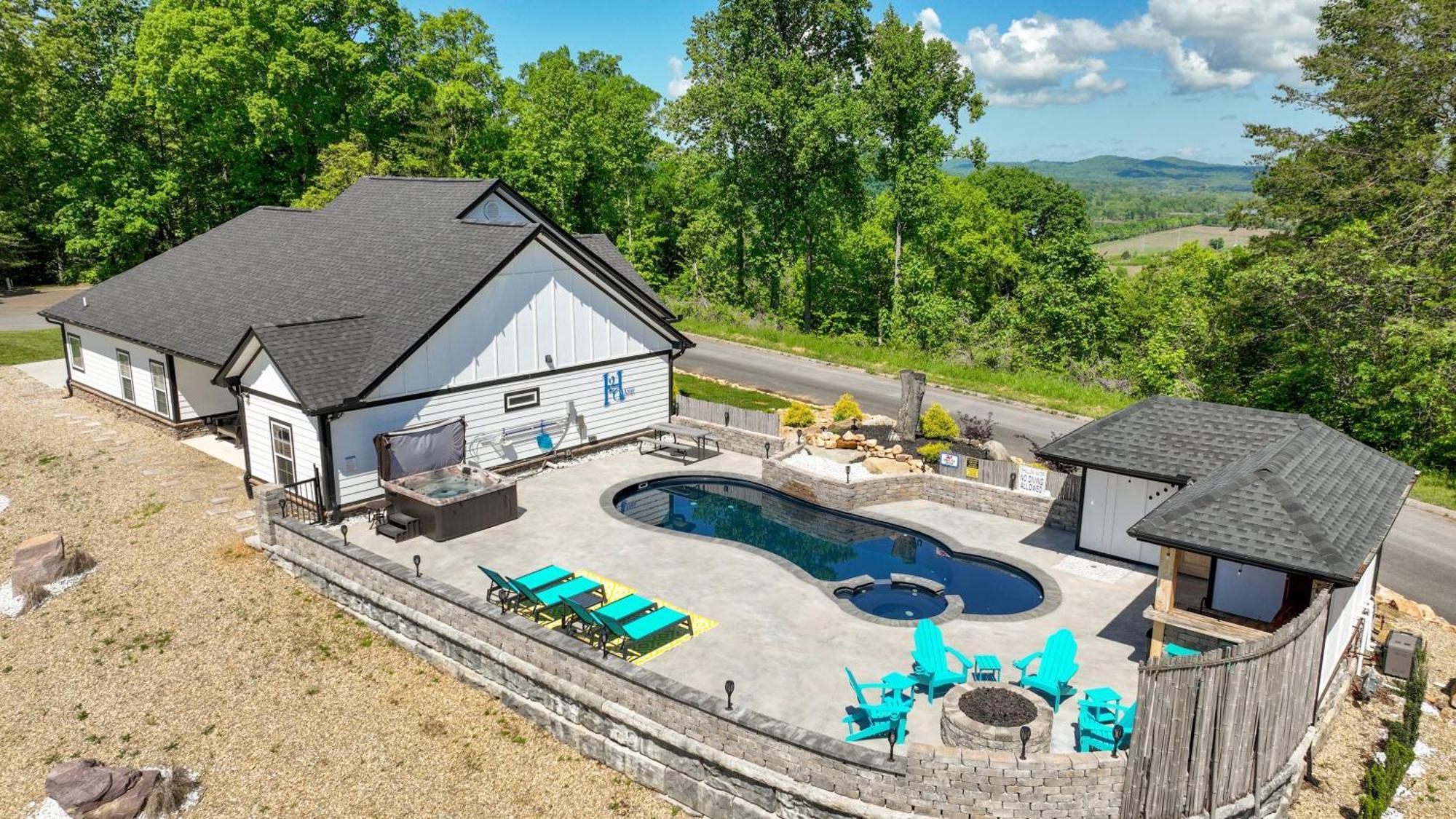 塞维尔维尔H2Oasis Incredible Pool Retreat With Mountains Views!别墅 外观 照片